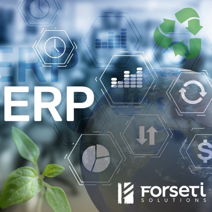 Forseti Solutions FEB Blog Graphic Sustainable ERP Strategy Driving Growth and Resilience in 2026-1